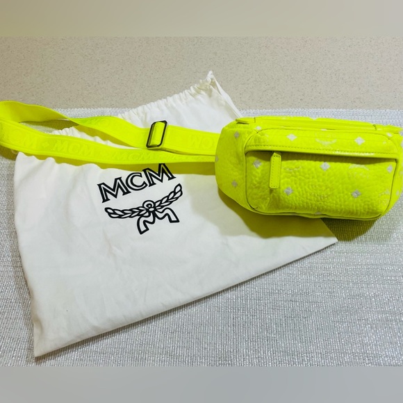 Neon mcm bag clearance